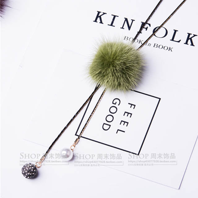 秋冬毛毛球毛衣配饰