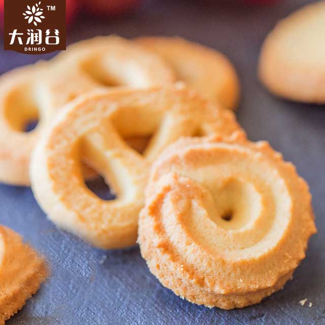 大润谷曲奇饼干铁盒600g*2 