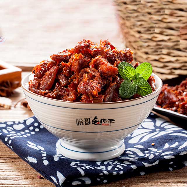 乐山哈哥兔肉干散称500g