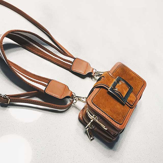 2017新款韩版chic磨砂小方包