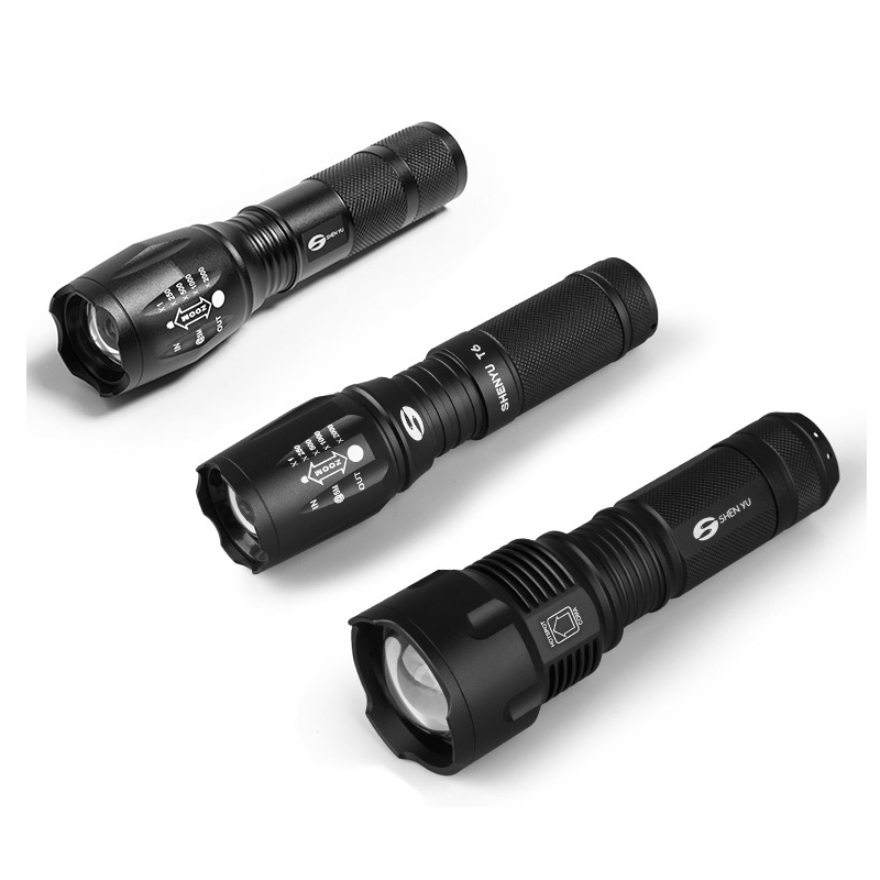 手电筒强光充电超亮防水