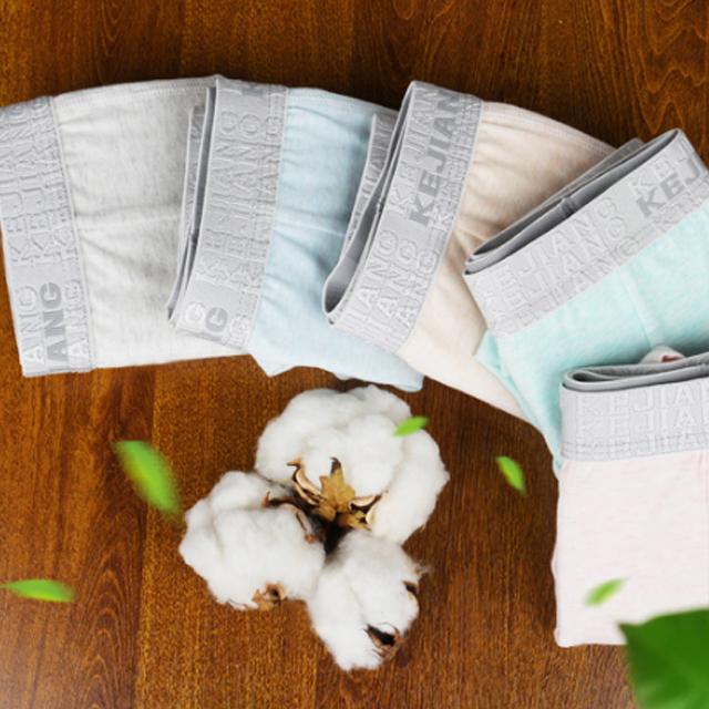 7条礼盒装有机彩棉纯棉质男士内裤