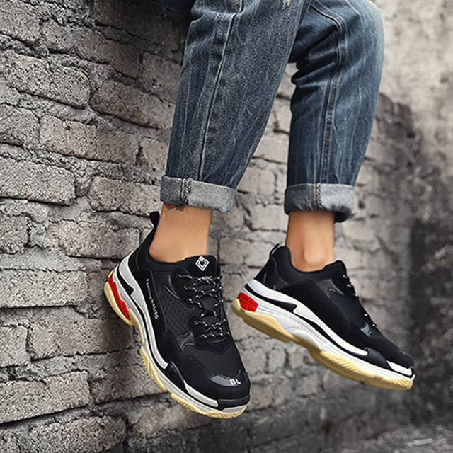 男鞋冬季潮鞋休闲ins超火鞋