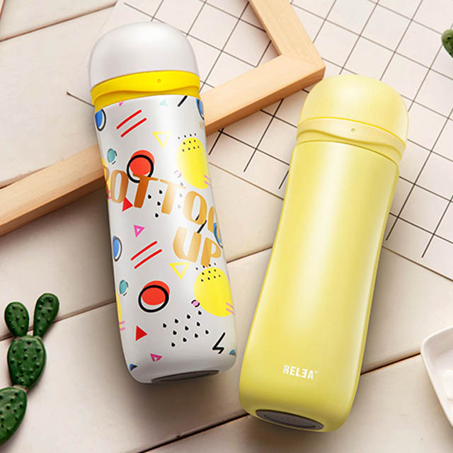 物生物卡通便携保温杯