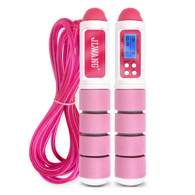 电子计数成人女性健身跳绳