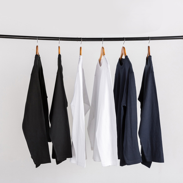 Geyuna日本厚实圆领长袖T恤