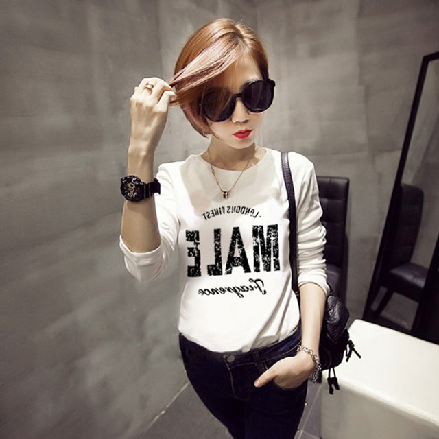 女外穿长袖T恤打底衫上衣