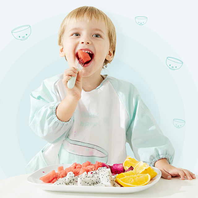 可优比宝宝吃饭罩衣防水