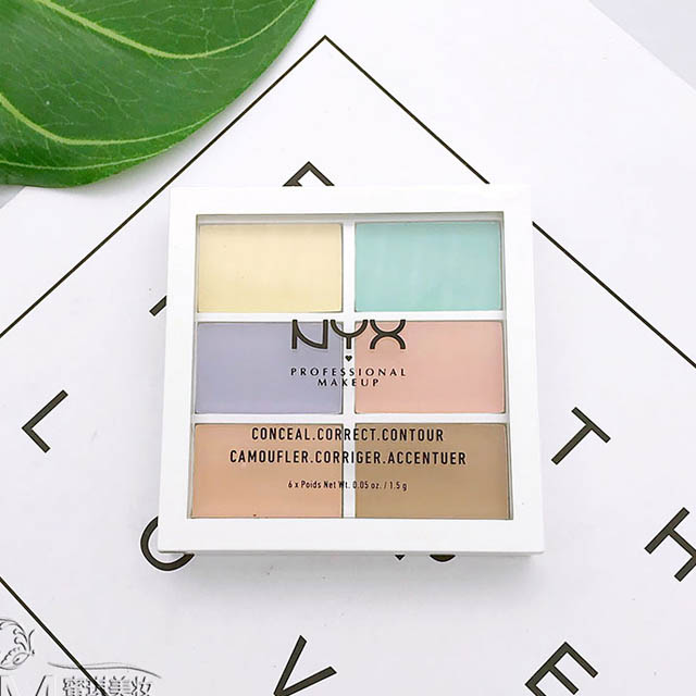 美国NYX 3CP04六色遮瑕膏