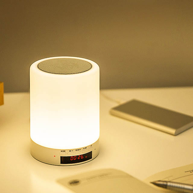 智能触摸充电带蓝牙音响小夜灯