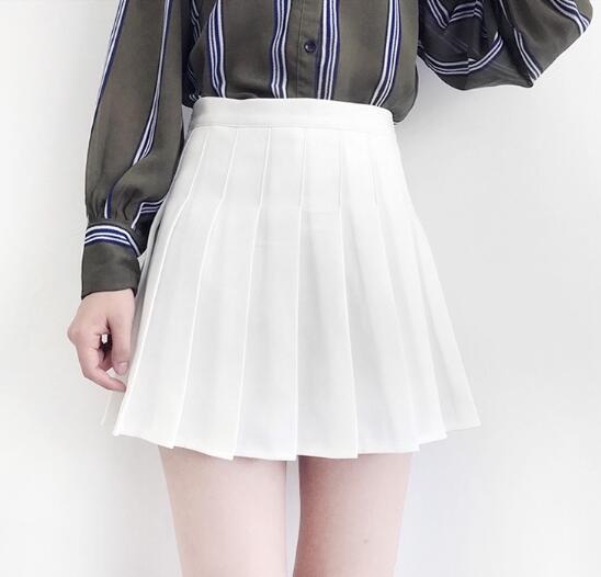 软妹学生百搭版百褶裙
