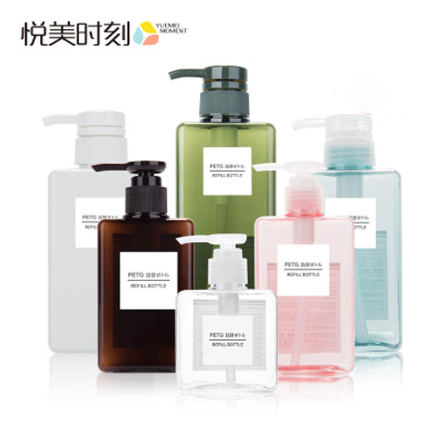 大容量四方乳液按压瓶分装瓶