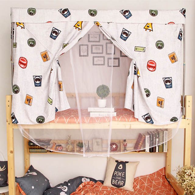 学生宿舍床帘蚊帐两用遮光帘