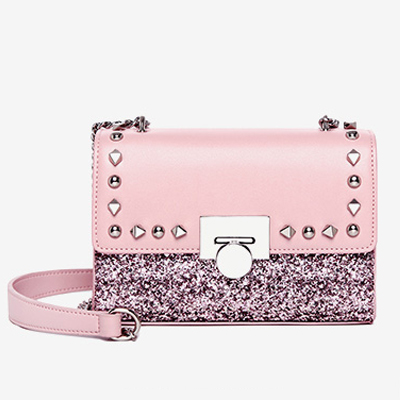 亮片少女小挎包