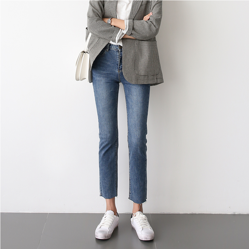 刘雯同款|复古高腰牛仔裤
