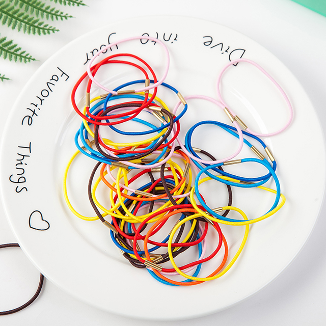 无接缝橡皮筋头饰发圈