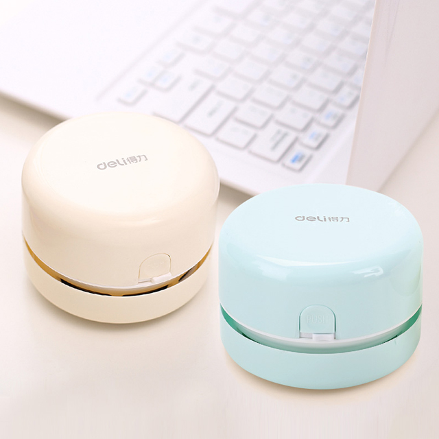 得力迷你吸尘器桌面清洁器