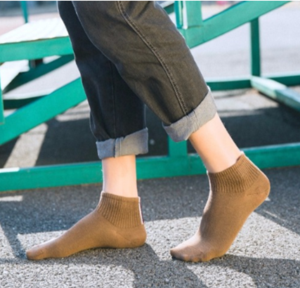 五双装男袜原宿学院风短筒低帮袜运动袜