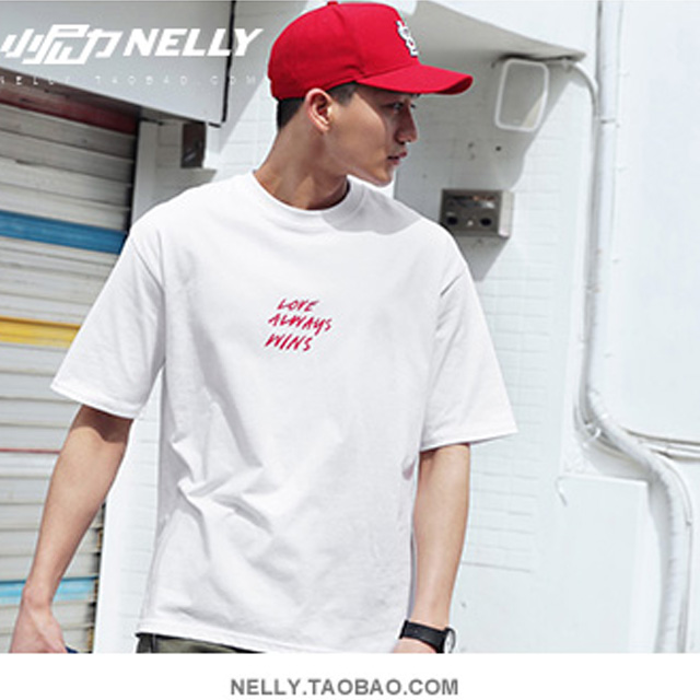 百搭纯色宽松短袖T恤