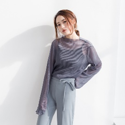 2018早春新款小衫内搭蕾丝打底衫