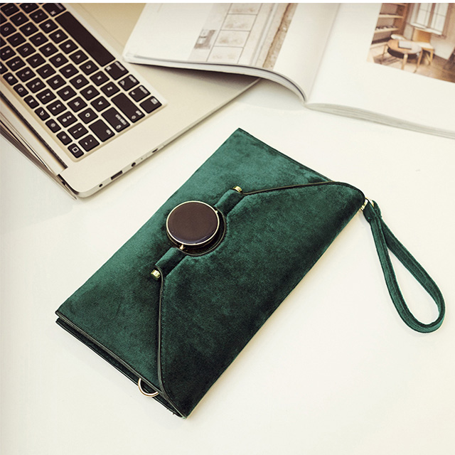 新款锁扣百搭气质手拿包