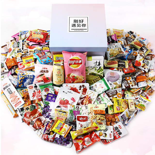 网红高颜值少女心零食大礼包