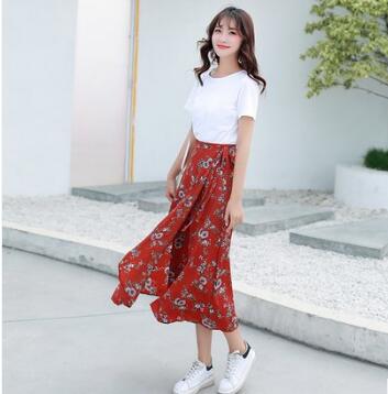 一片式chic半身裙海边度假半裙