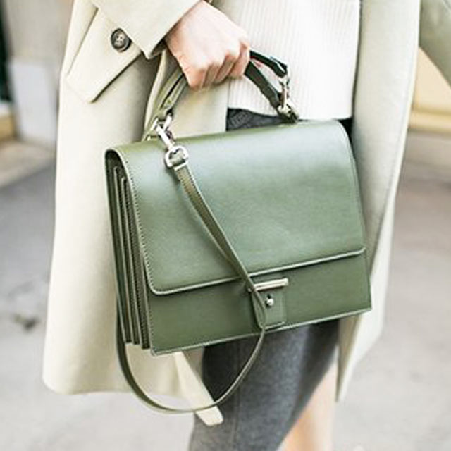 商务邮差复古手提包