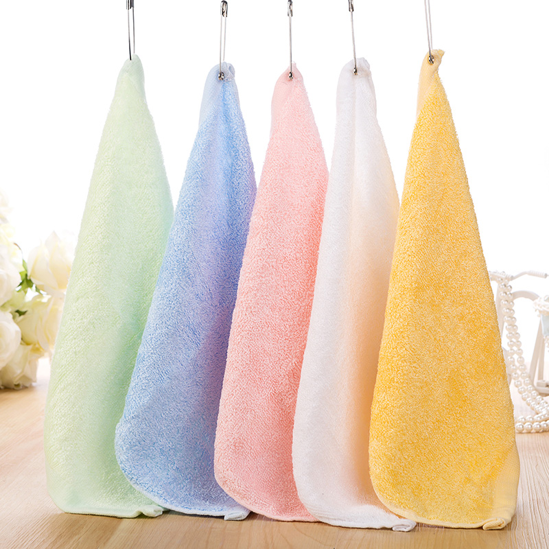 【5条装】竹纤维方巾小毛巾