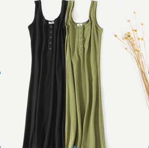 吊带裙女夏外穿中长款2018新款黑色背心长裙