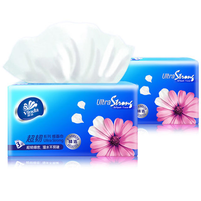 10包维达抽纸家庭装卫生纸120