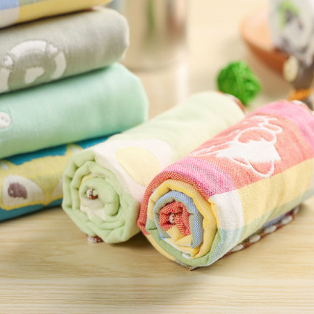 儿童6层纱布口水巾宝宝毛巾