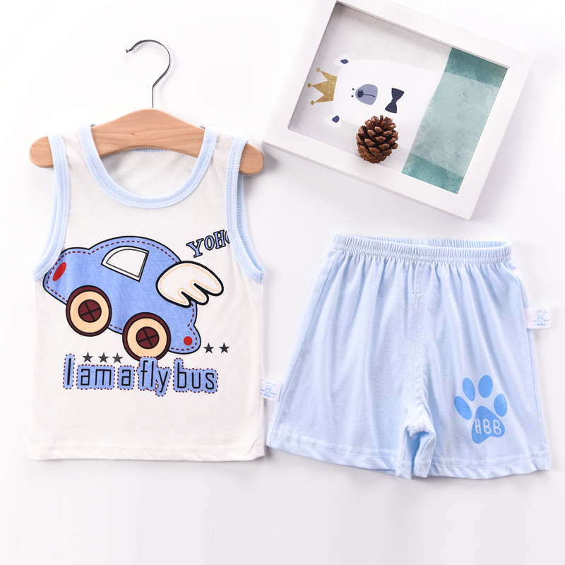 宝宝背心夏装套装