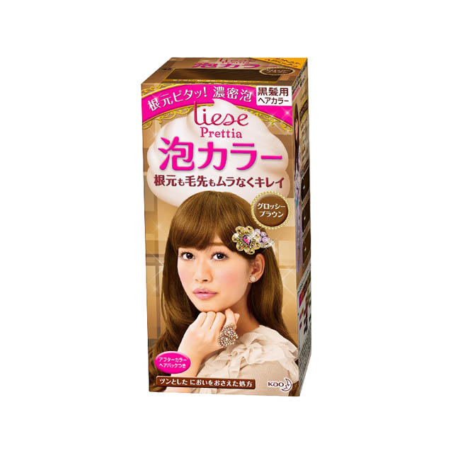 日本花王Prettia泡沫染发剂