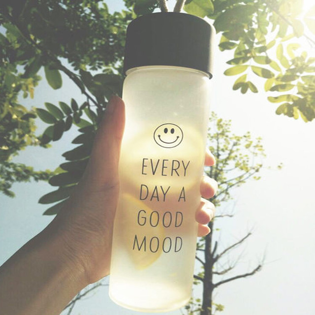 玻璃杯便携磨砂水杯