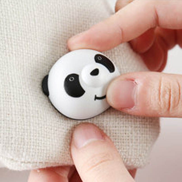 10个熊猫被子固定器