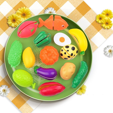 仿真厨房水果蔬切切乐玩具