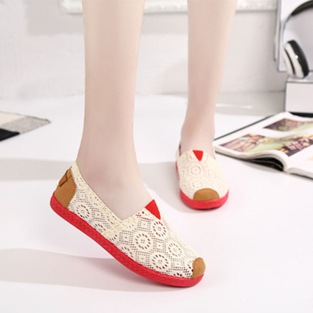 女透气休闲鞋懒人鞋