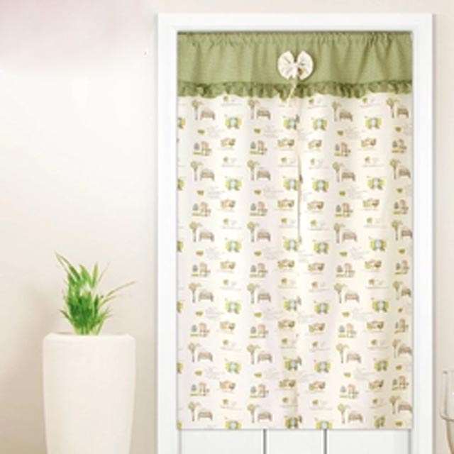 送杆定制布艺隔断帘