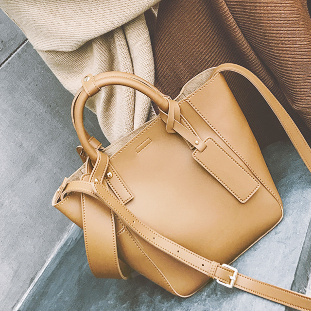 小瑞靓包宽肩带托特包