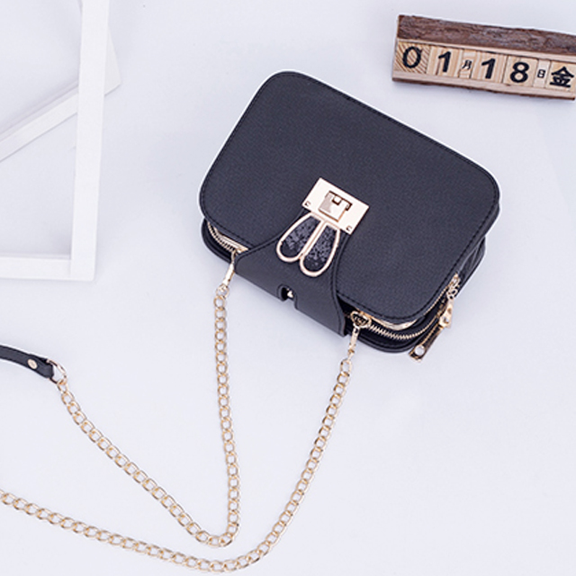 韩版百搭大容量单肩包