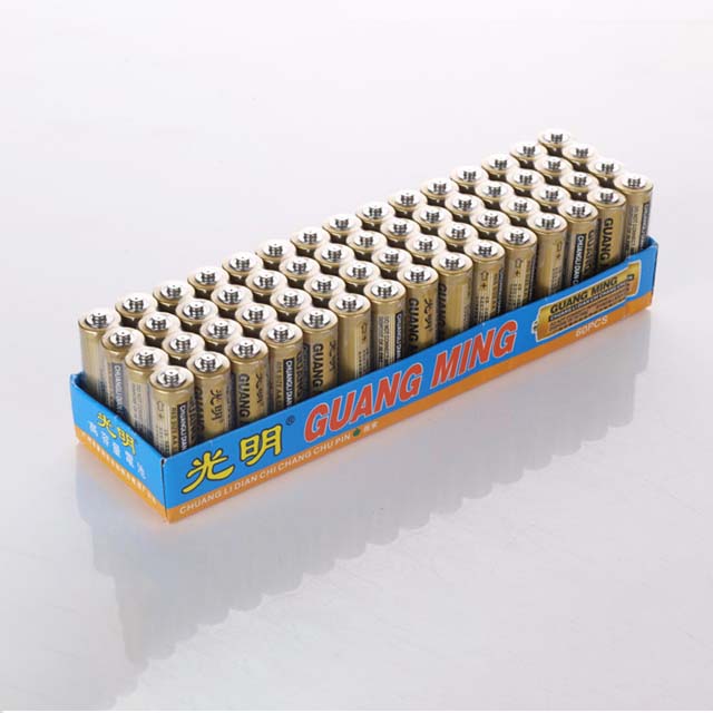 正品光明电池7号电池 