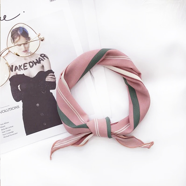 韩国软妹百搭小丝巾