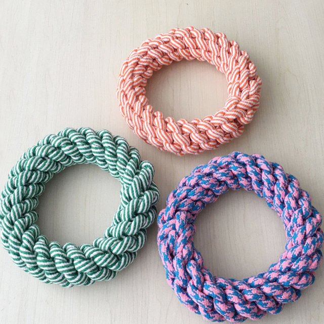 宠物玩具耐咬磨牙绳圈