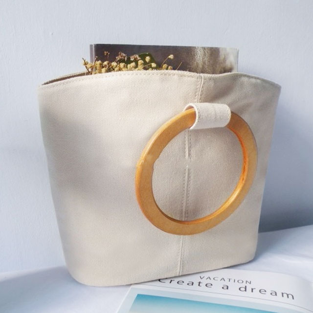 极简大容量帆布包