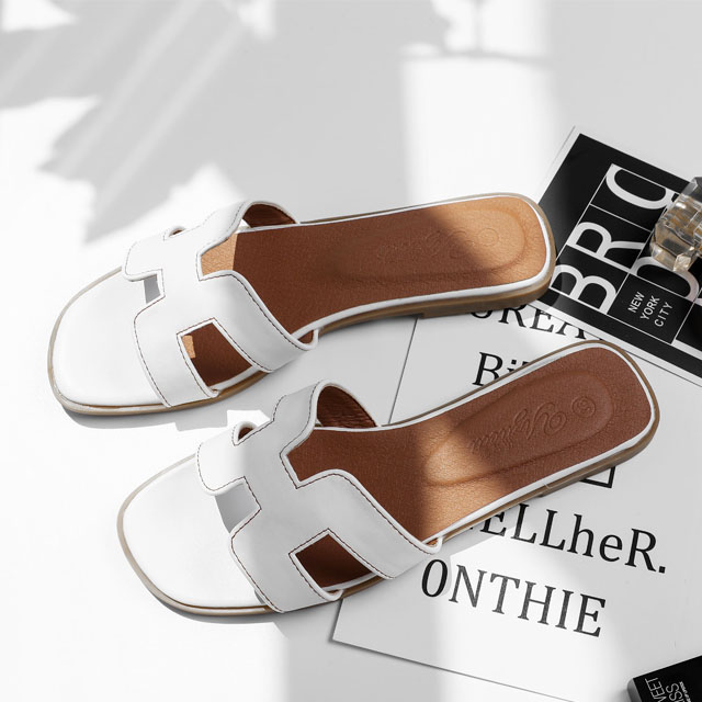 韩版百搭平底度假沙滩鞋