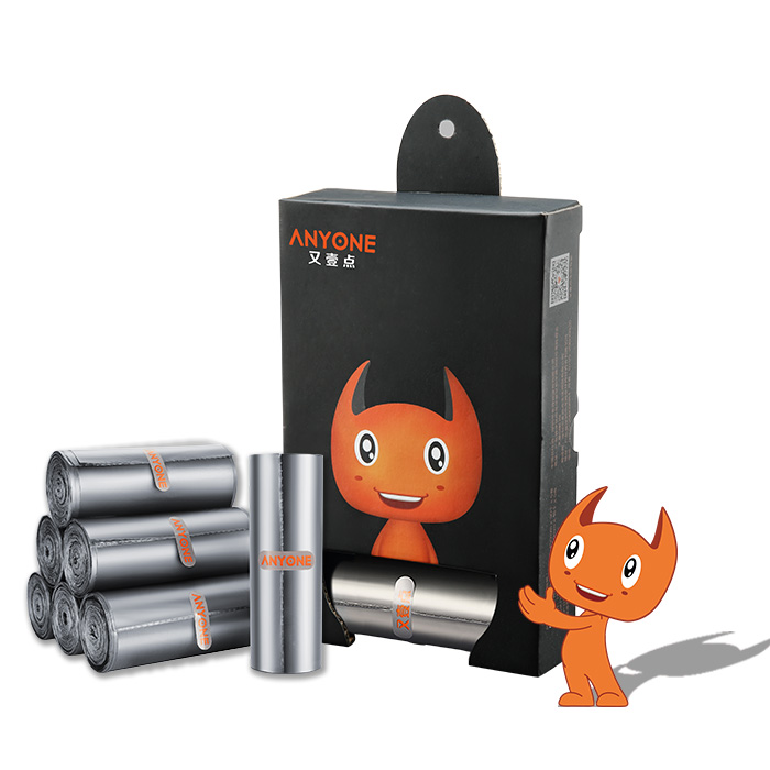 又壹点家用垃圾袋加厚5卷