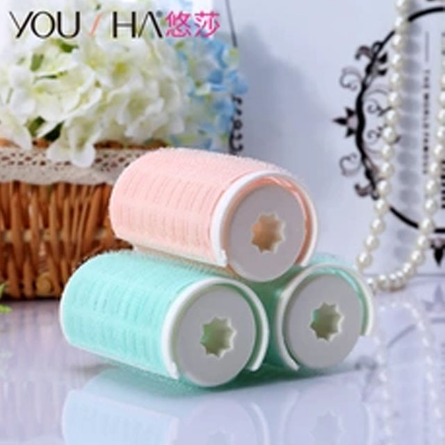 空气刘海卷发筒自粘卷发器