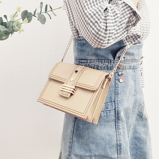 新款韩版chic链条斜挎包