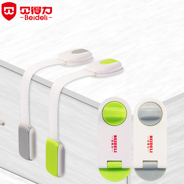 儿童安全锁防护抽屉锁